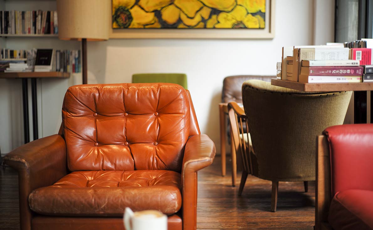 leather sofa