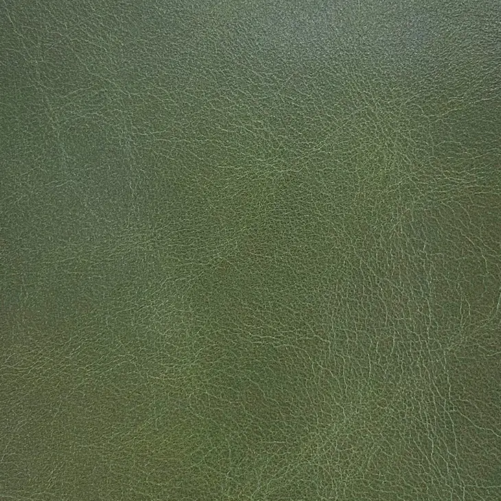 Vintage Waxed Leather Avocado Green VW15