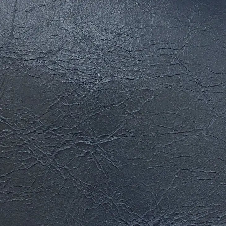 Vintage Waxed Leather Dark Blue VW17