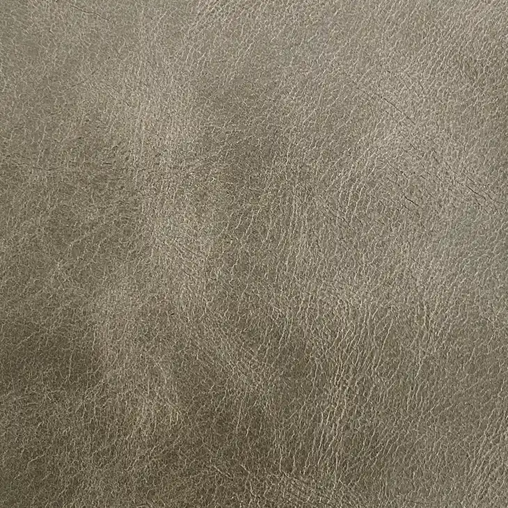vintage waxed leather nickel grey