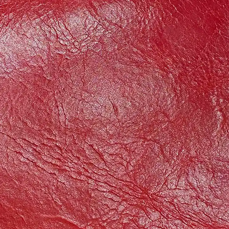 Vintage Waxed Leather Red VW11