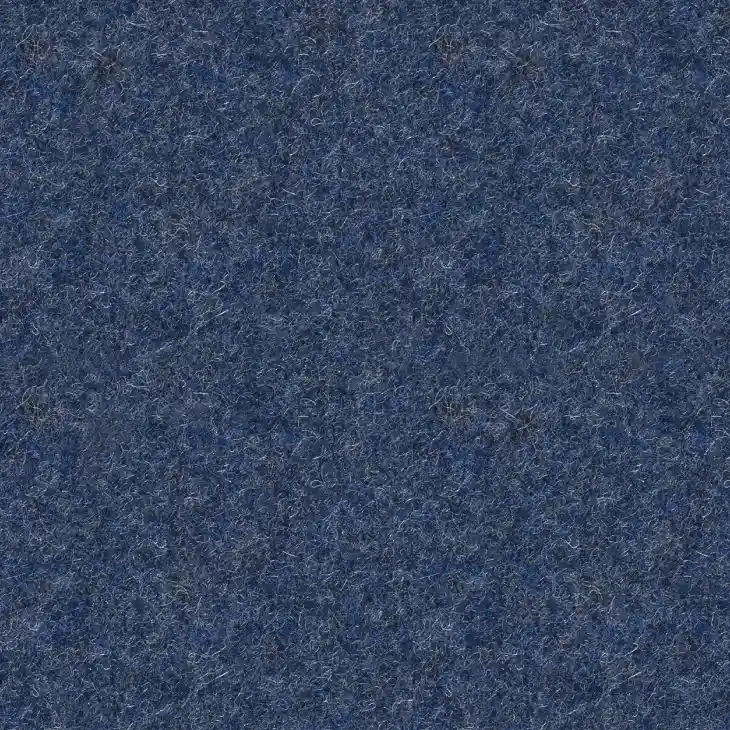 Wool Blend Melange Blue WO05