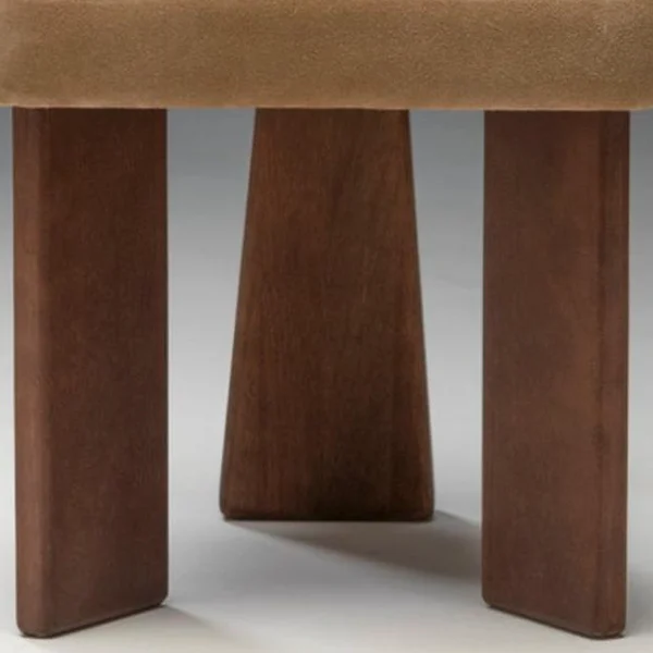 Walnut-stained birch wood